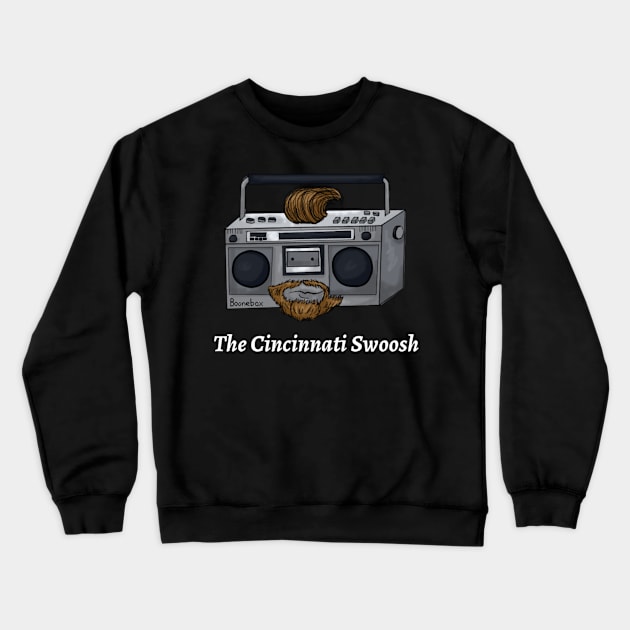 Cincinnati Swoosh Crewneck Sweatshirt by ManenLyset1